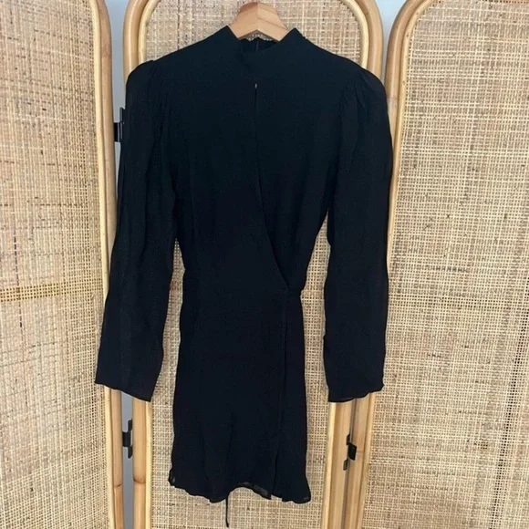 long sleeve pink dress mini Aliza Long Sleeve Petal Mini Dress